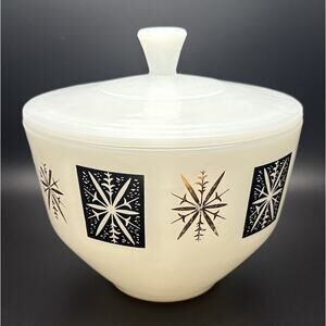 1950 Federal Atomic Starburst Casserole dish